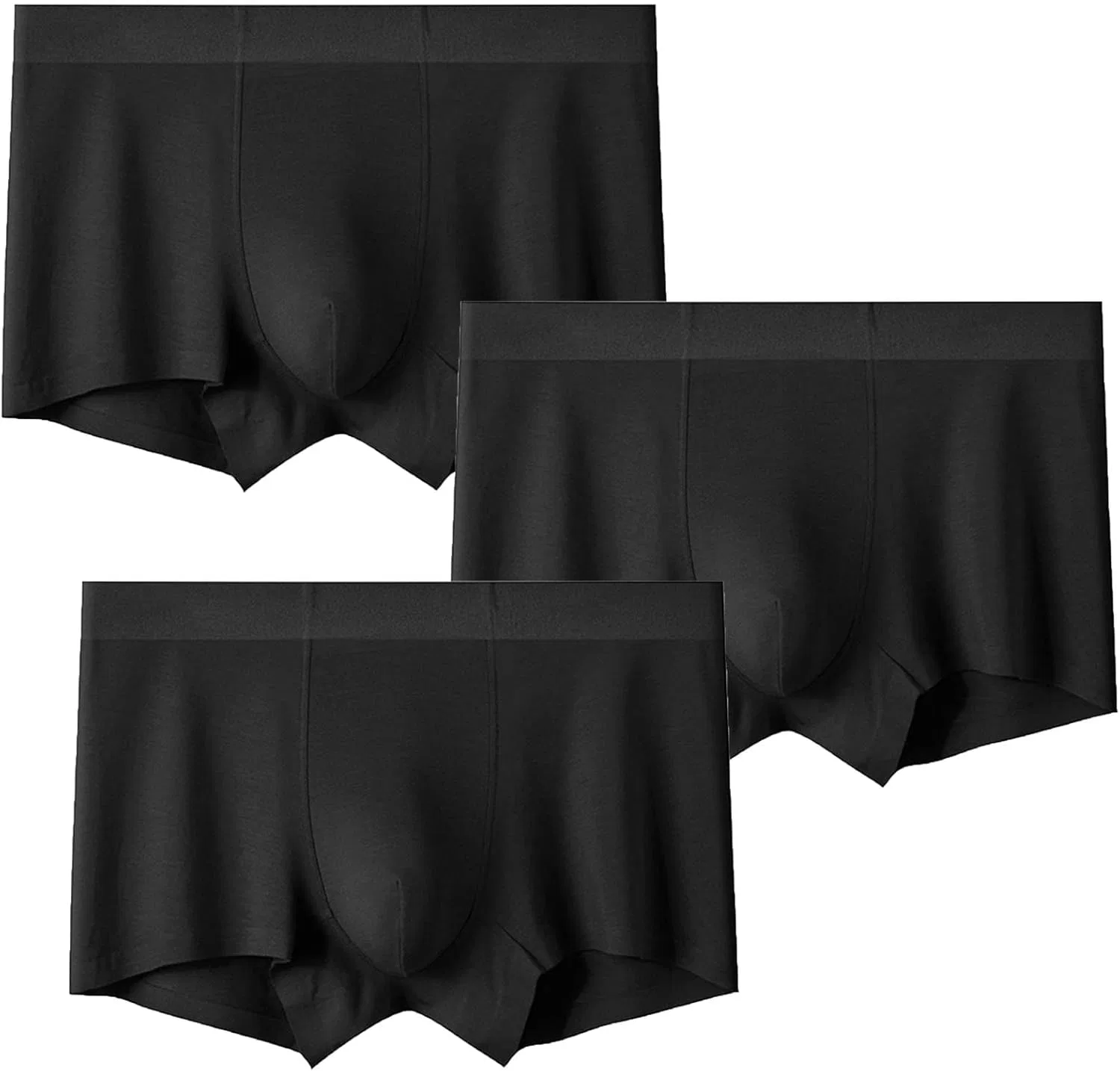 Боксеры дышащие быстросохнущие Black 3pc