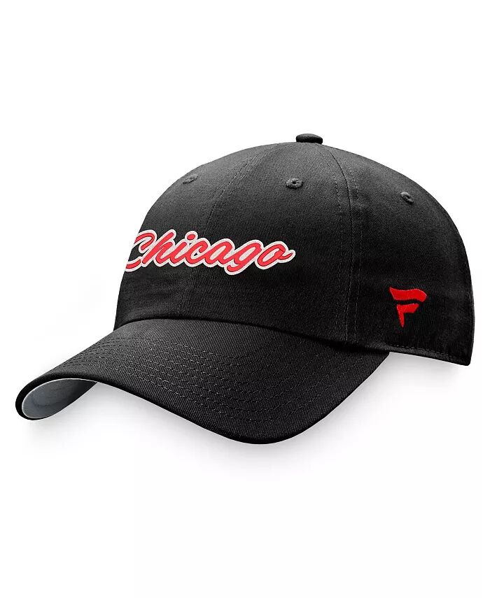 

Женская черная бейсболка Chicago Blackhawks Breakaway Adjustable Fanatics