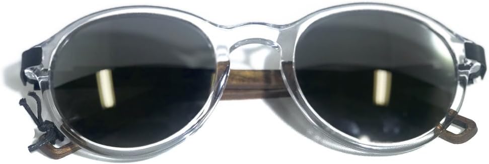 

Солнцезащитные очки Serendipia BY FENTO Lincoln Design с прозрачными ацетатными линзами из тикового дерева и поляризованными серыми линзами, деревянные, Fento, ручная работа, Grey