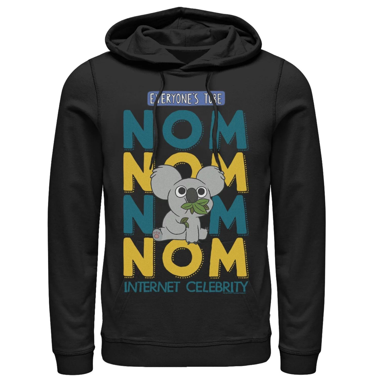 

Мужская толстовка с капюшоном Cartoon Network We Bare Bears Squadbeing Cool Forest, Black Licensed Character, черный