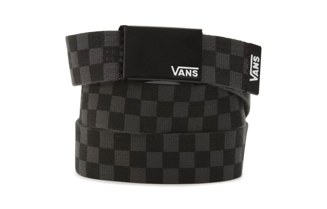 

Мужской кожаный ремень Vans, Серо-черный клетчатый узор