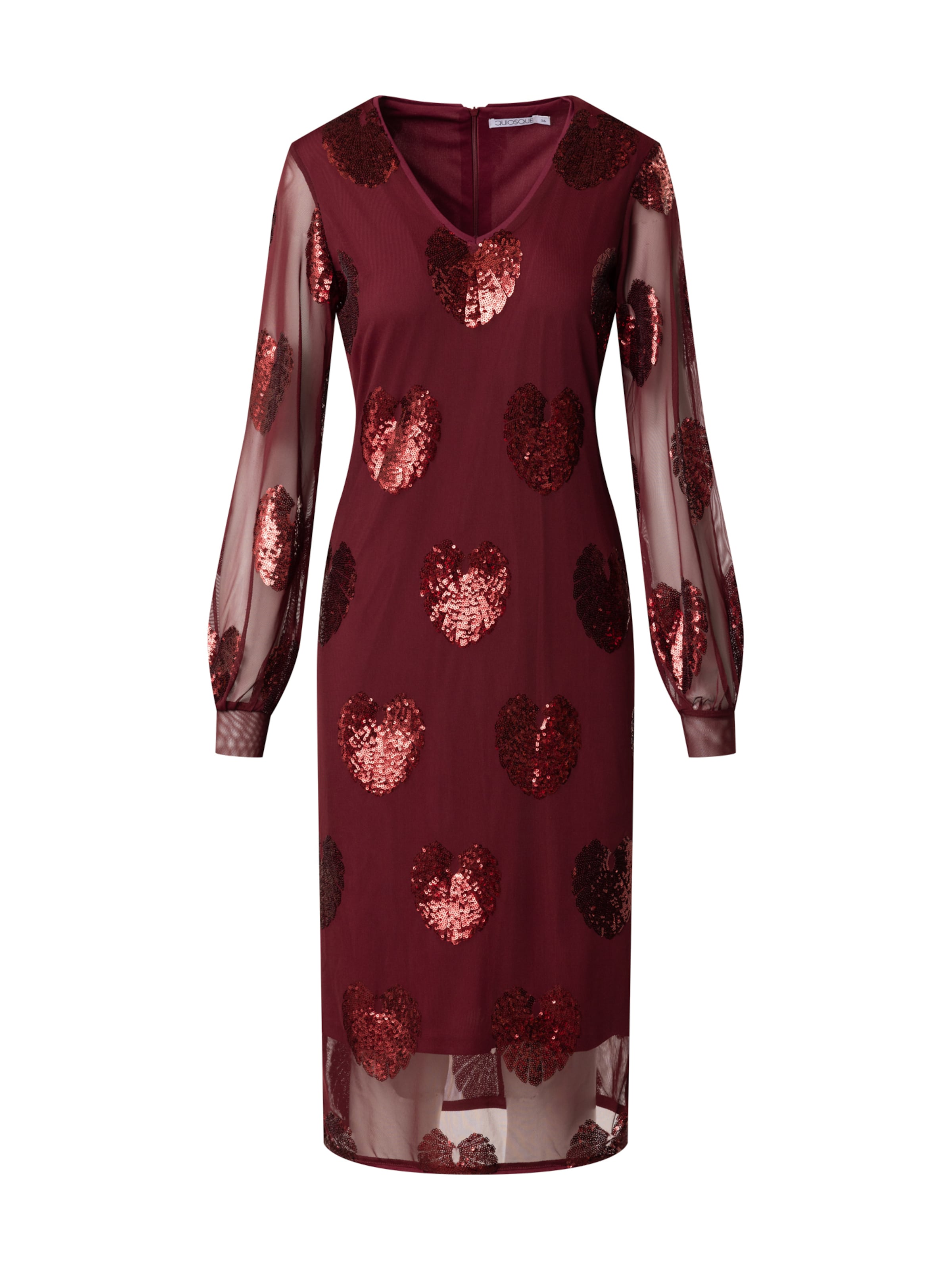 

Quiosque Платье в темно-красном цвете