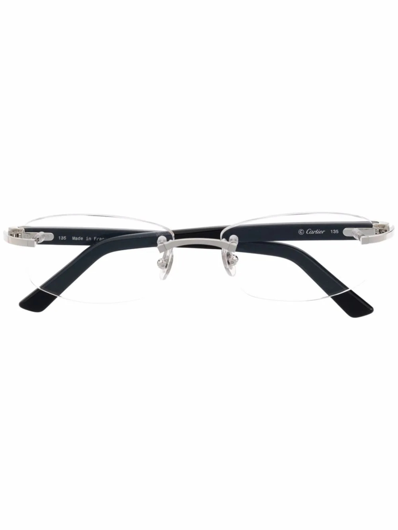 

Очки в безободковой оправе Cartier Eyewear, серебряный