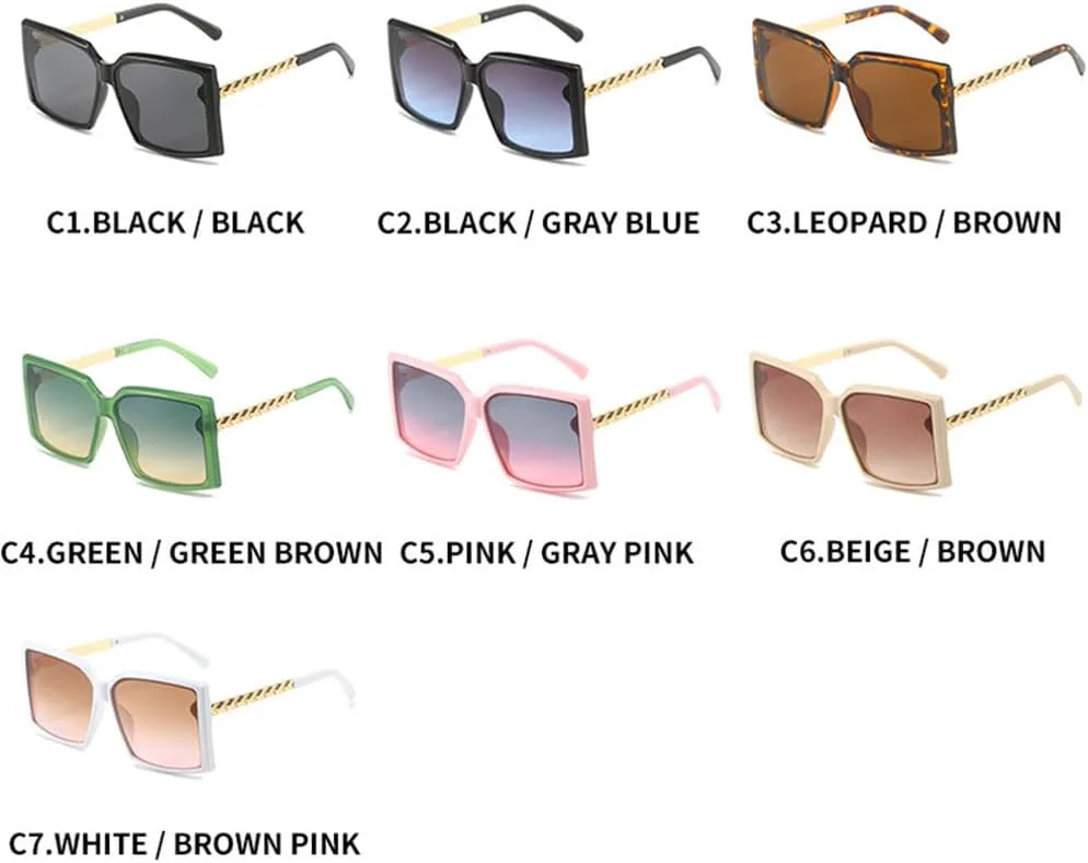 

Ретро солнцезащитные очки для женщин, роскошные модные солнцезащитные очки большого размера, женские солнцезащитные очки с защитой от УФ-излучения UV400 HVTVTLA, C4