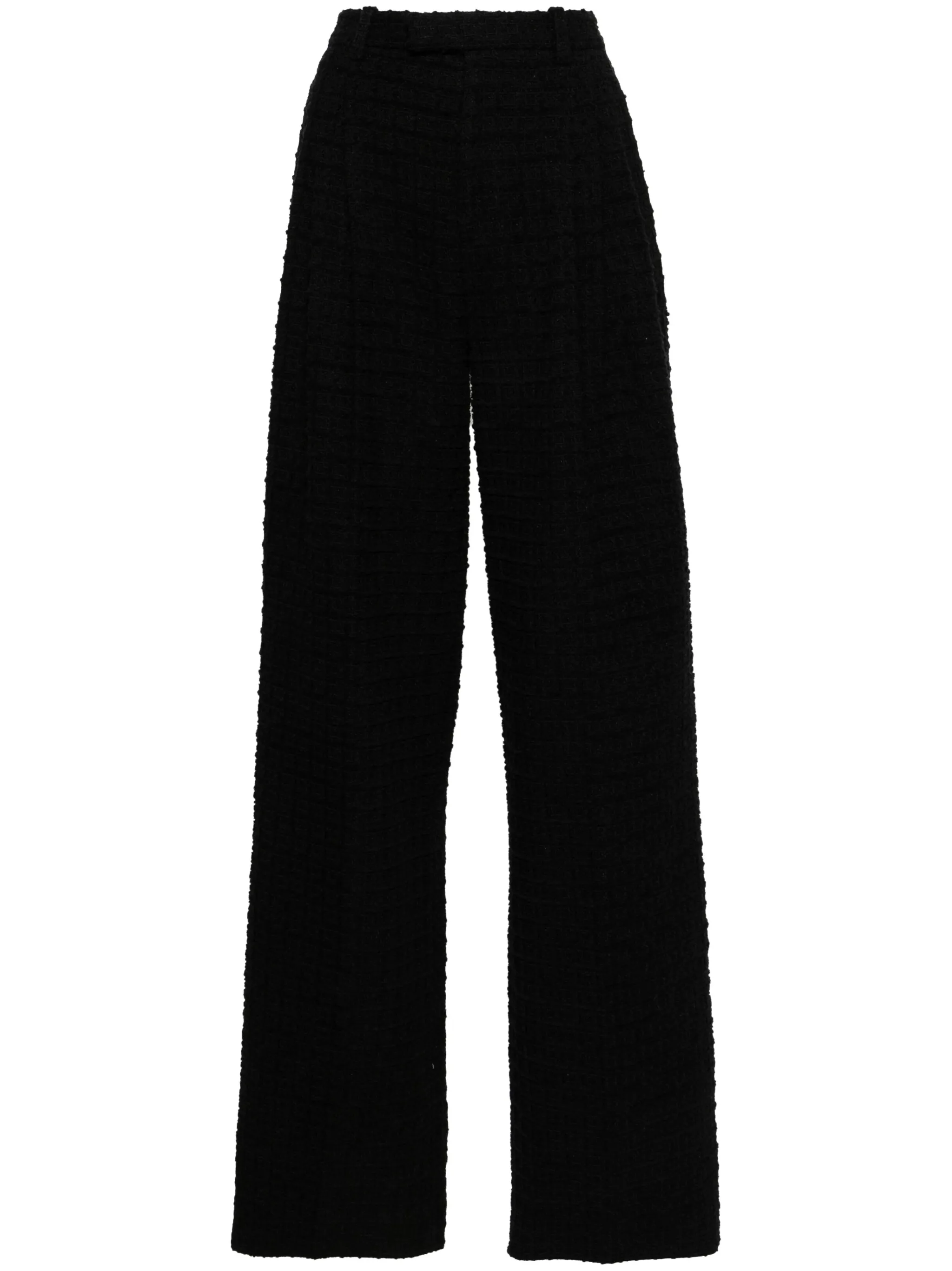 

Фактурные твидовые брюки Gucci, черный