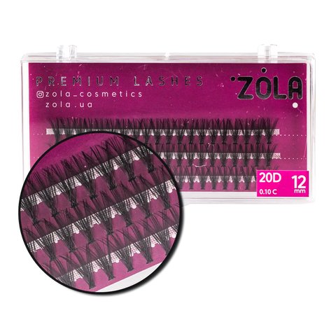 

Zola 20D, ресницы 12 мм