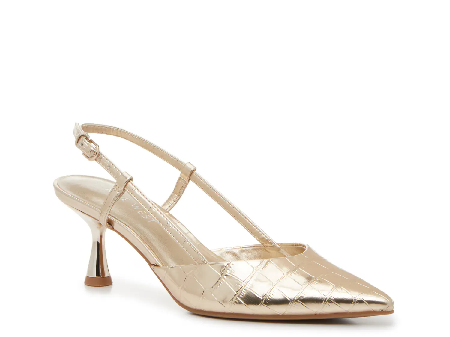 

Туфли Rillas Pump Nine West, цвет platinumcrocprint