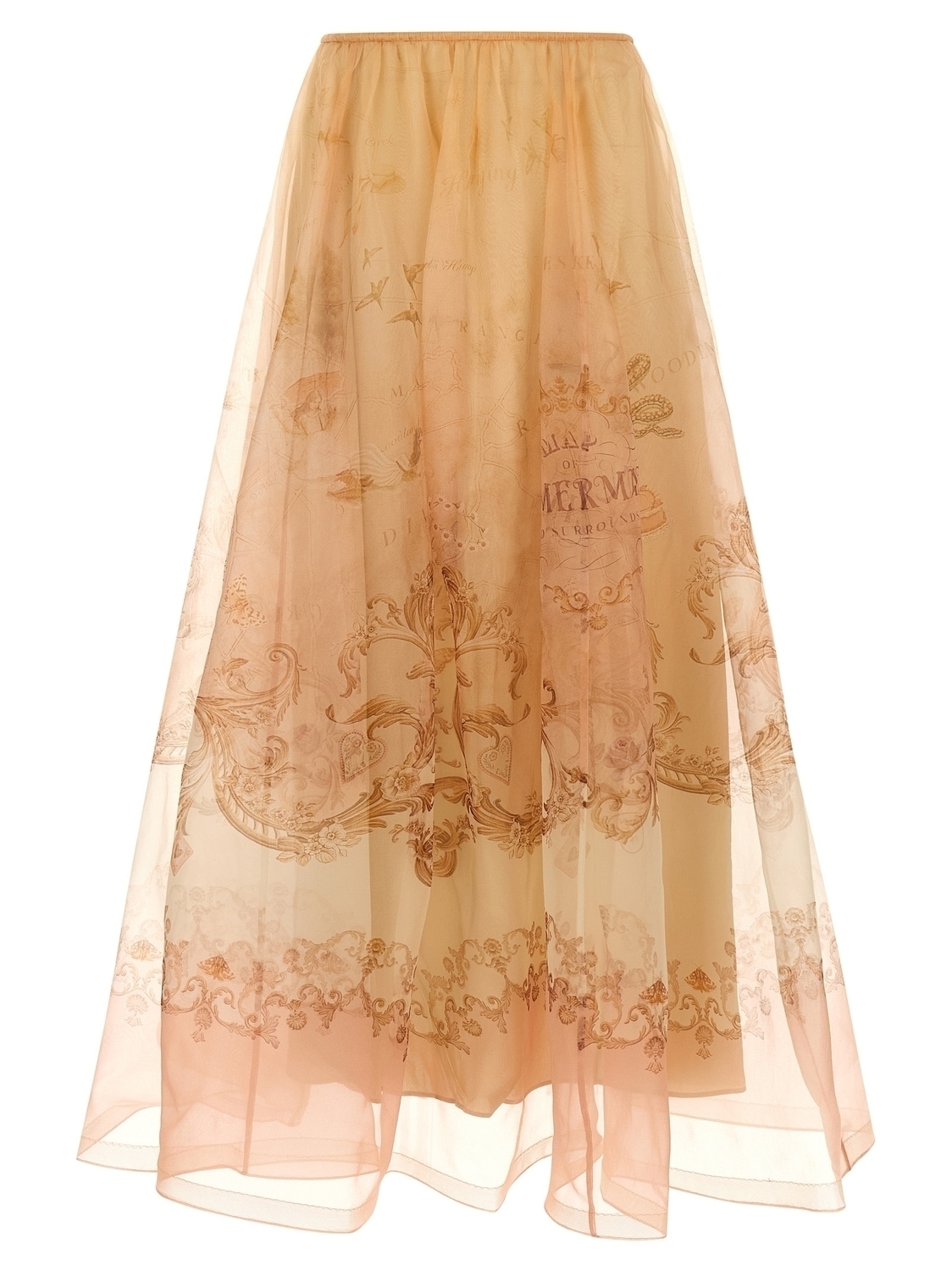 

Юбка «Hypnotic Organza Maxi» ZIMMERMANN, бежевый