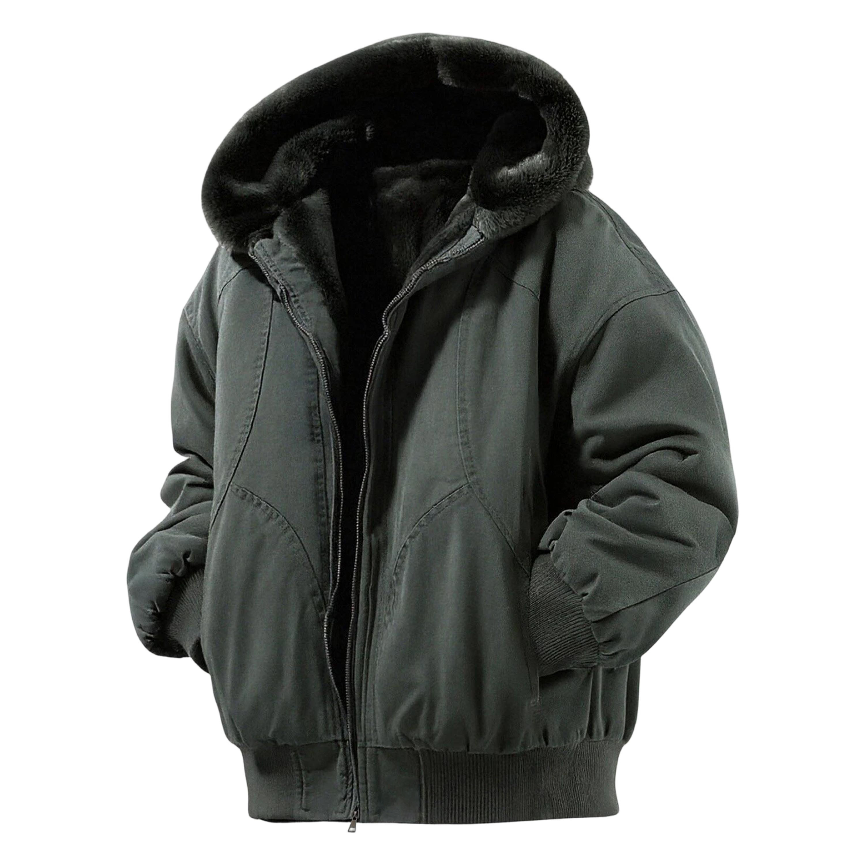 

Пуховик Unisex Hooded Thickened ZIAREL, army зеленый