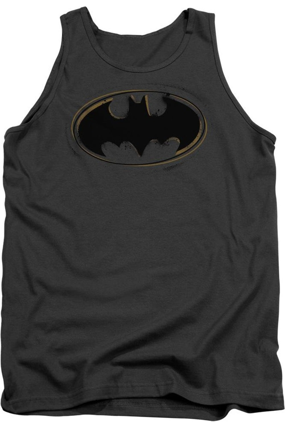 

Майка для взрослых с логотипом Batman Spray Paint Gildan, цвет charcoal