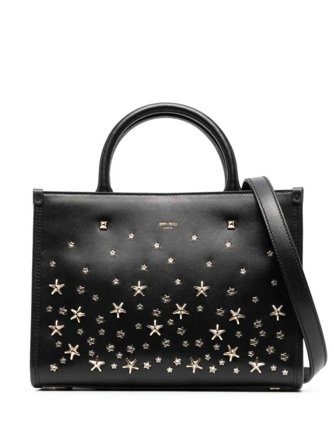 

Сумка-тоут Jimmy Choo Varenne с заклепками, черный