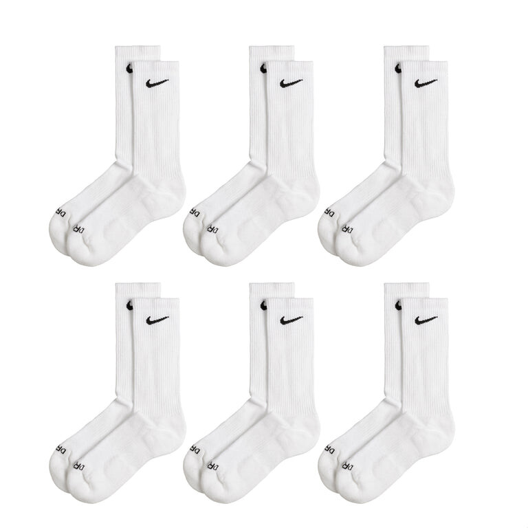 

Носки Everyday Plus Cushioned Crew Socks 6 Pack Nike, белый