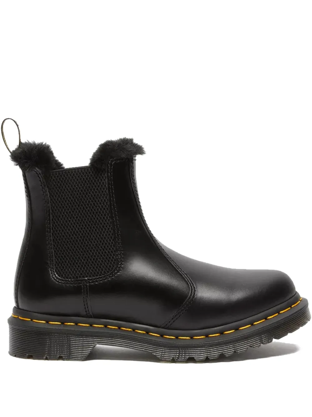Ботинки с эластичными вставками по бокам Dr. Martens, черный
