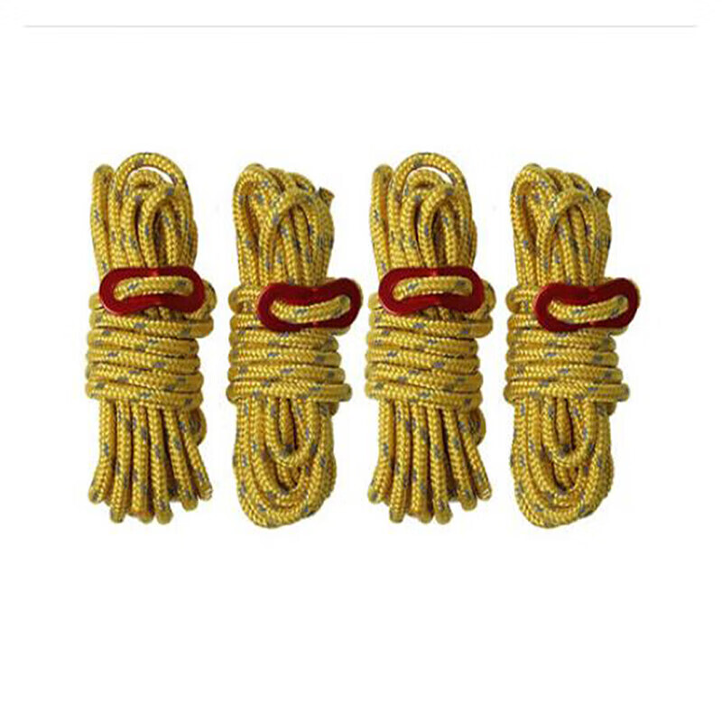 

Mobi Garden Risheng Canopy Lanyard Флуоресцентная усиленная уличная палатка Ветровая веревка Ветрозащитная веревка [набор из четырех] Случайные цвета