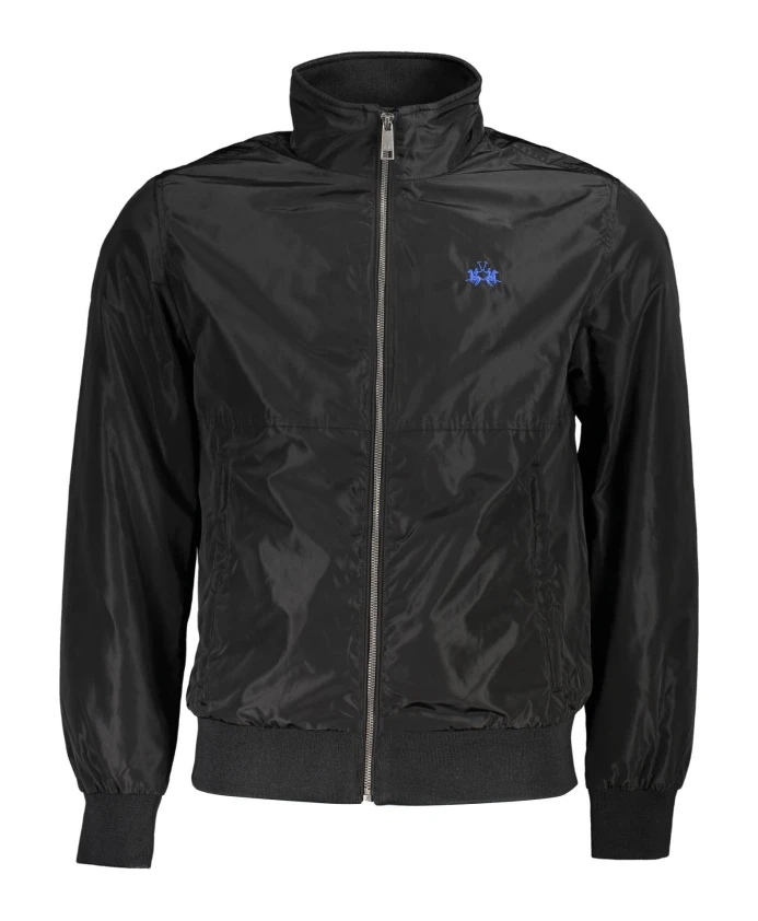 

Черная мужская куртка с длинными рукавами La Martina, черный