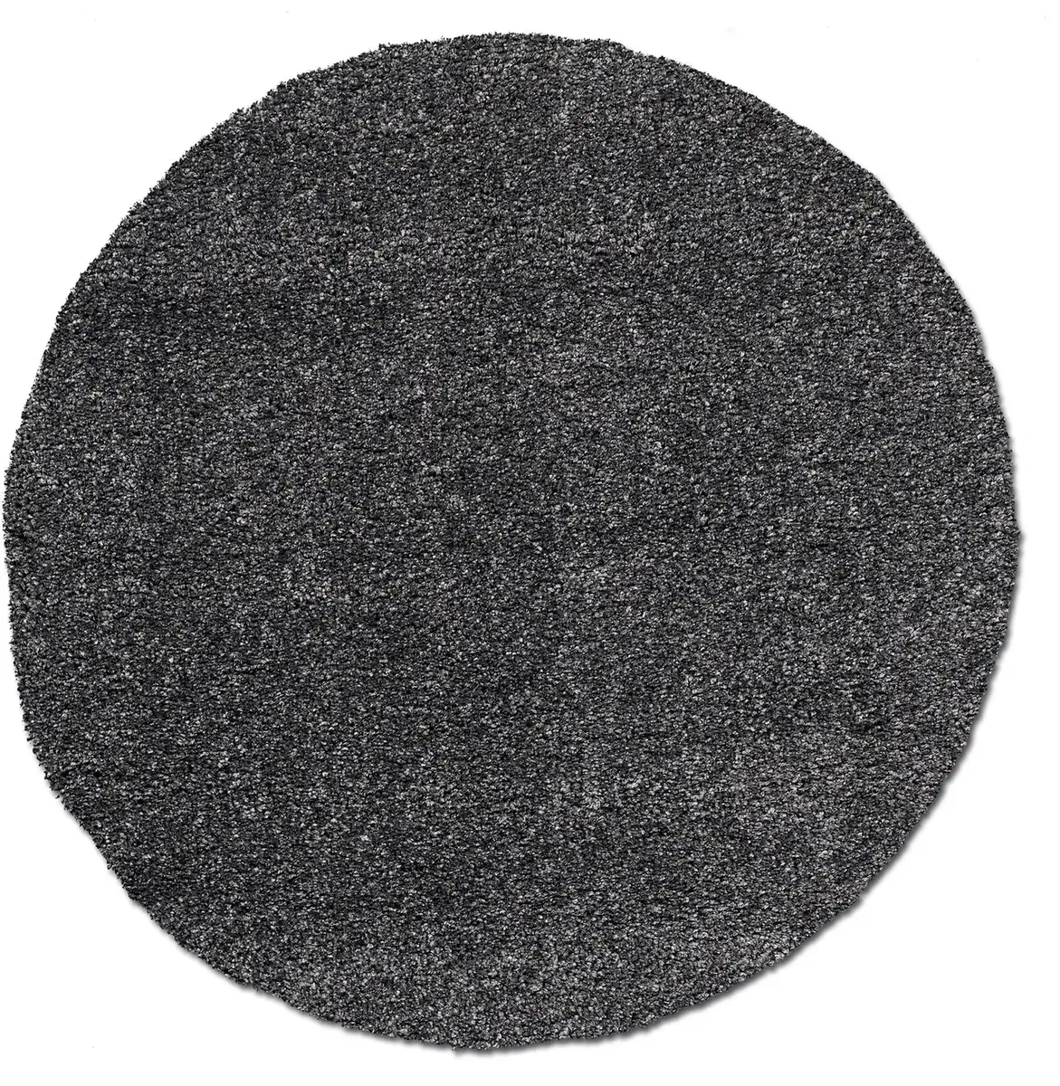

OCI THE CARPET BRAND "LOBBY SHAGGY" ковер, круглый, гостиная OCI Die Teppichmarke Ø 200 см, серый/темный