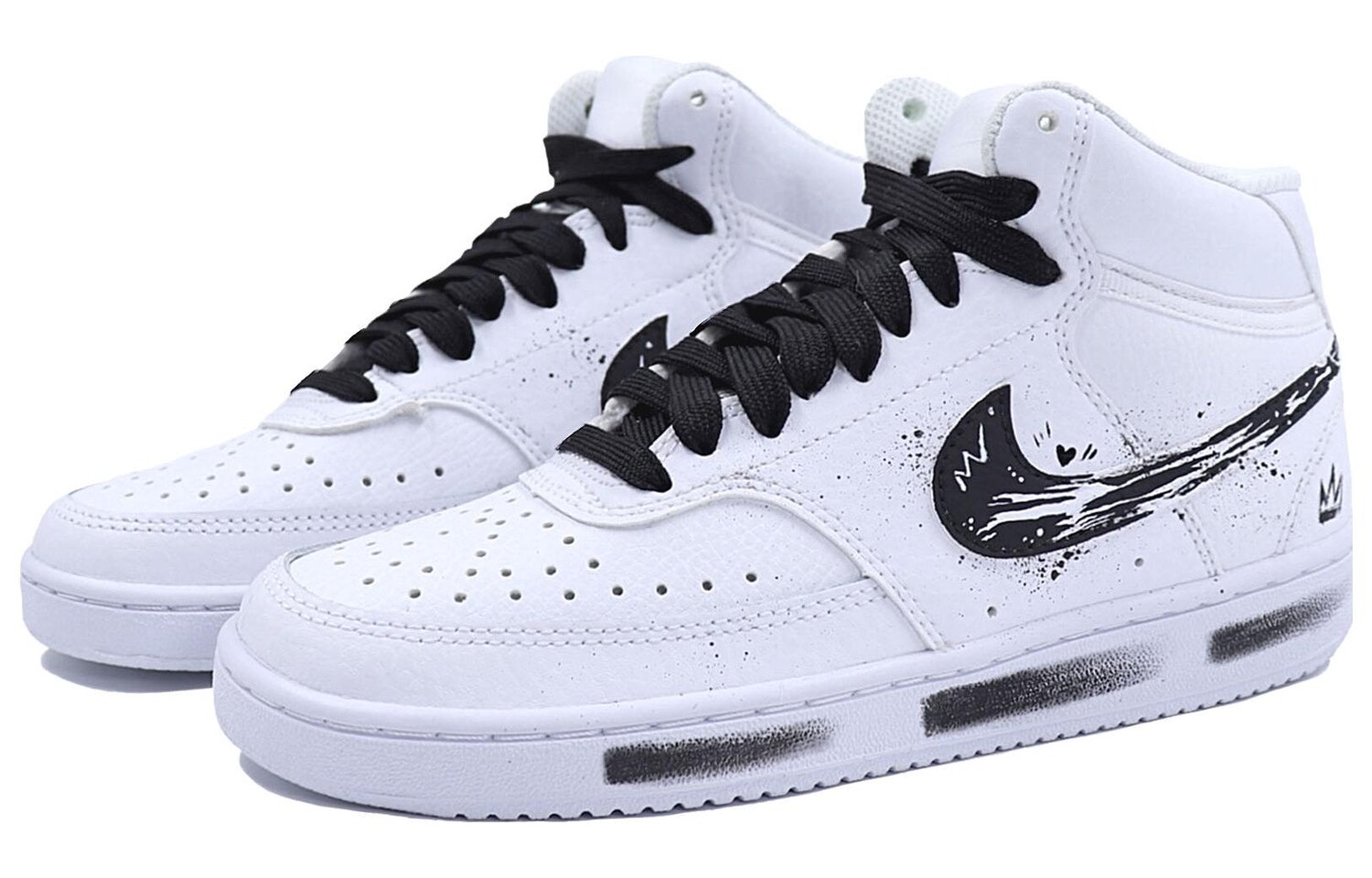 Мужские кроссовки для скейтбординга Nike Court Vision Mid, White — фото 3