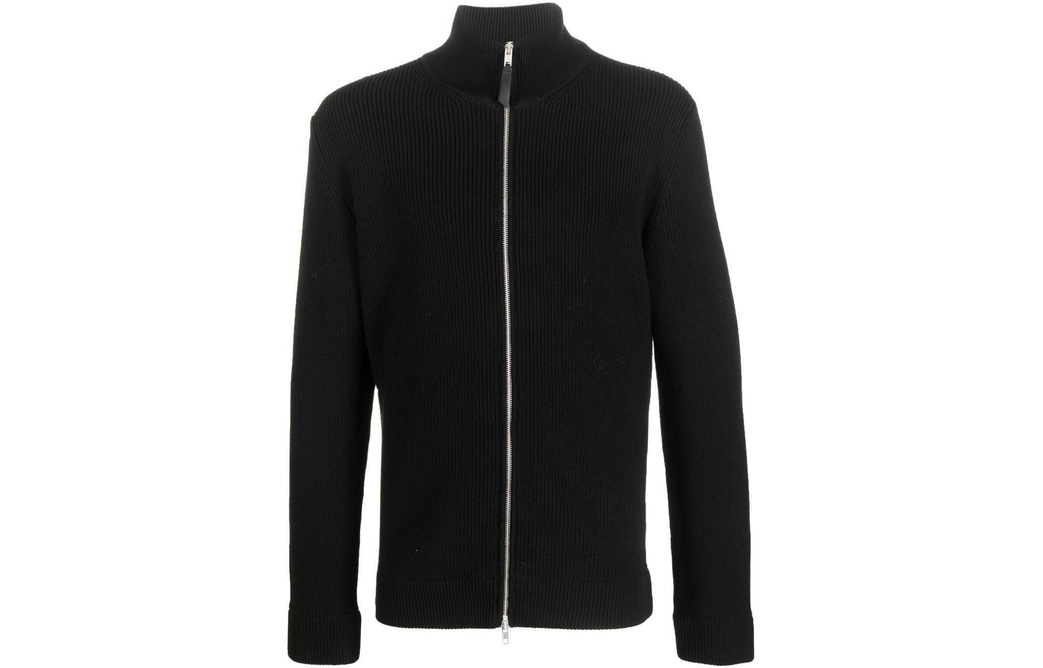 

Кардиган с длинными рукавами на молнии Maison Margiela, Obsidian Black