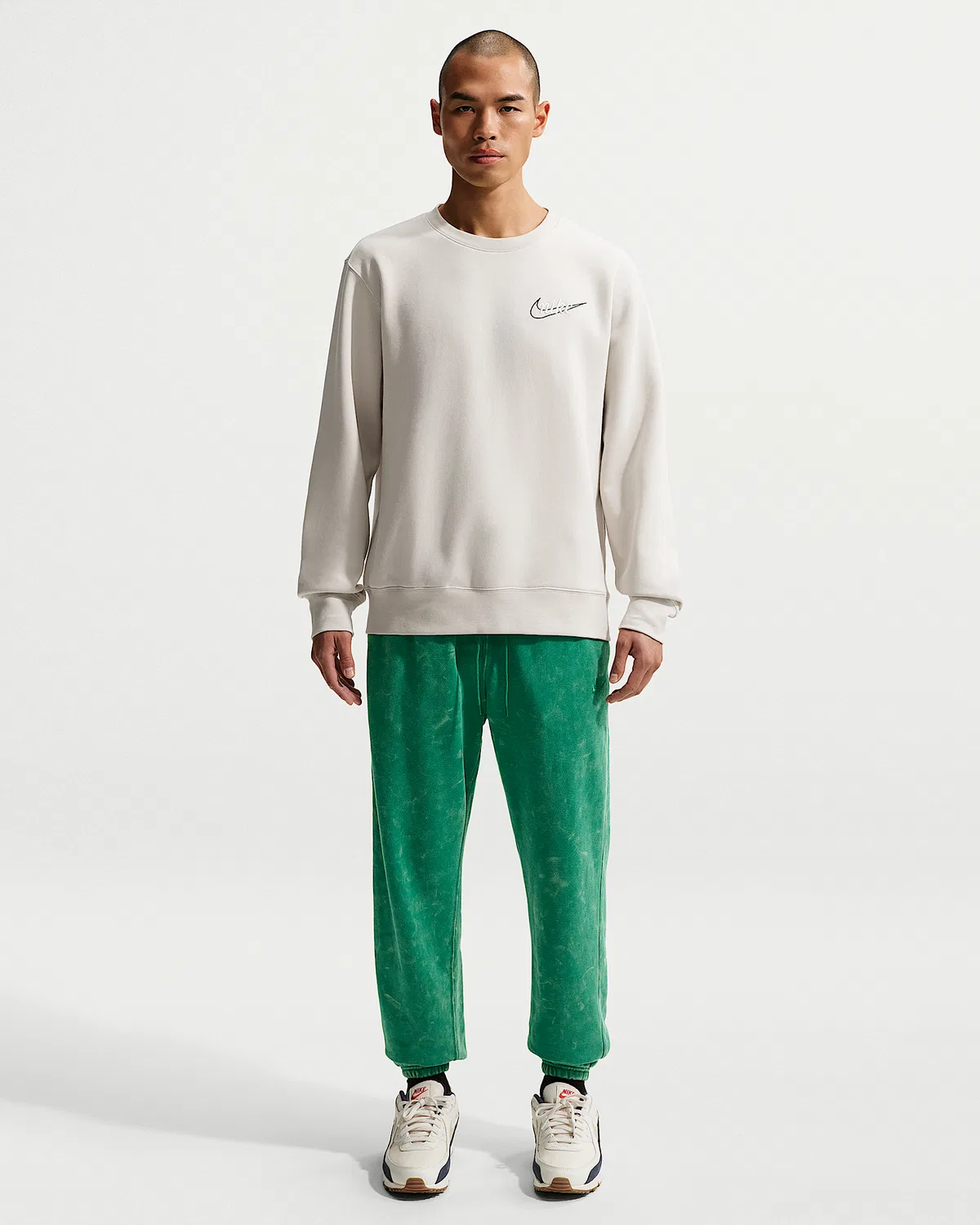 Мужские флисовые штаны Nike Sportswear Club с манжетами, Malachite/Malachite