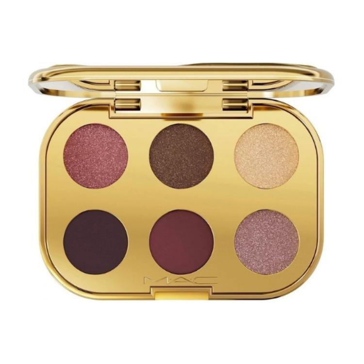 

Ограниченная коллекция теней для век Six Colors на Рождество 2024, легко растушевываются MAC