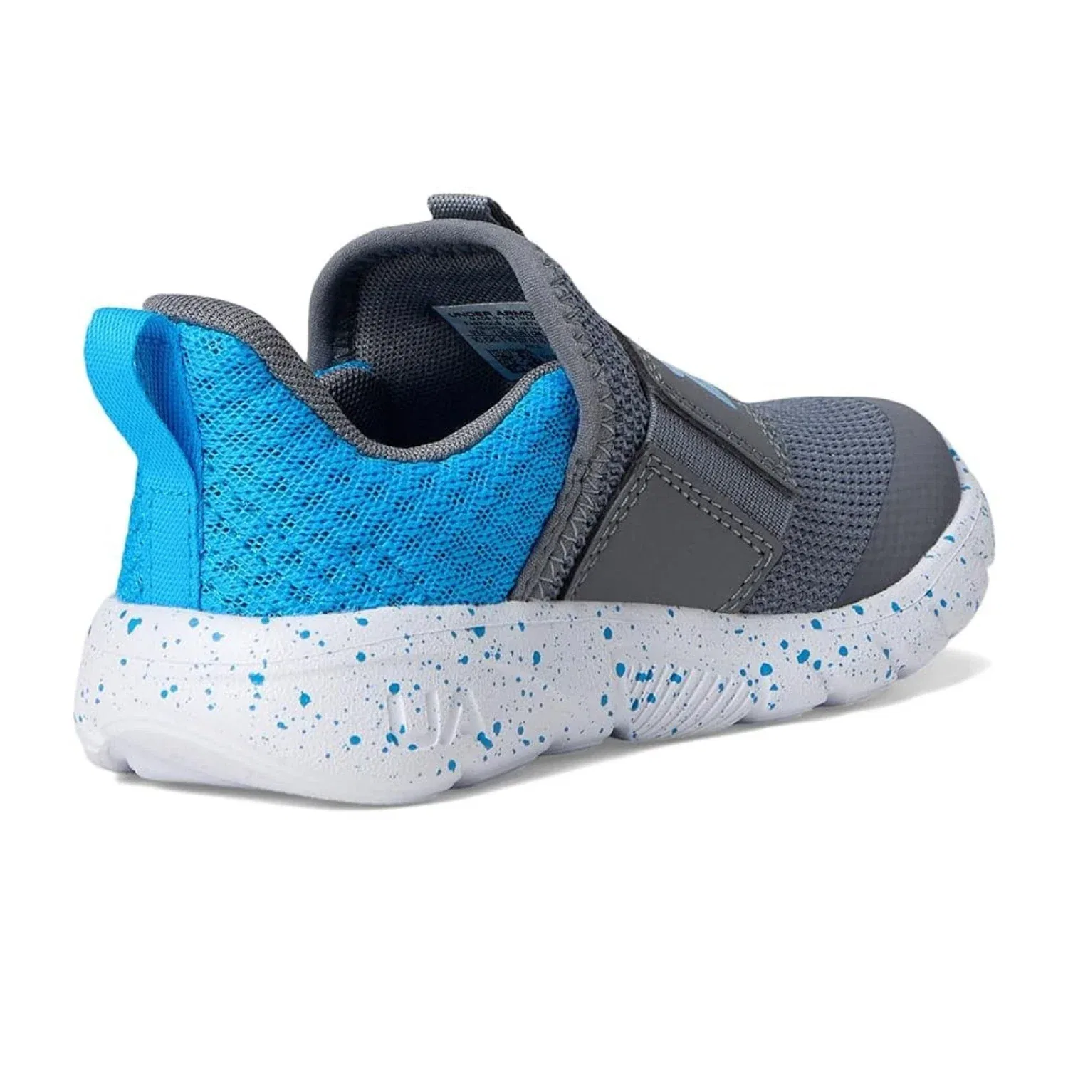 Детские серые прогулочные кроссовки Under Armour Flash Speckle 3026707-024 Titan RHS8056 — фото 3