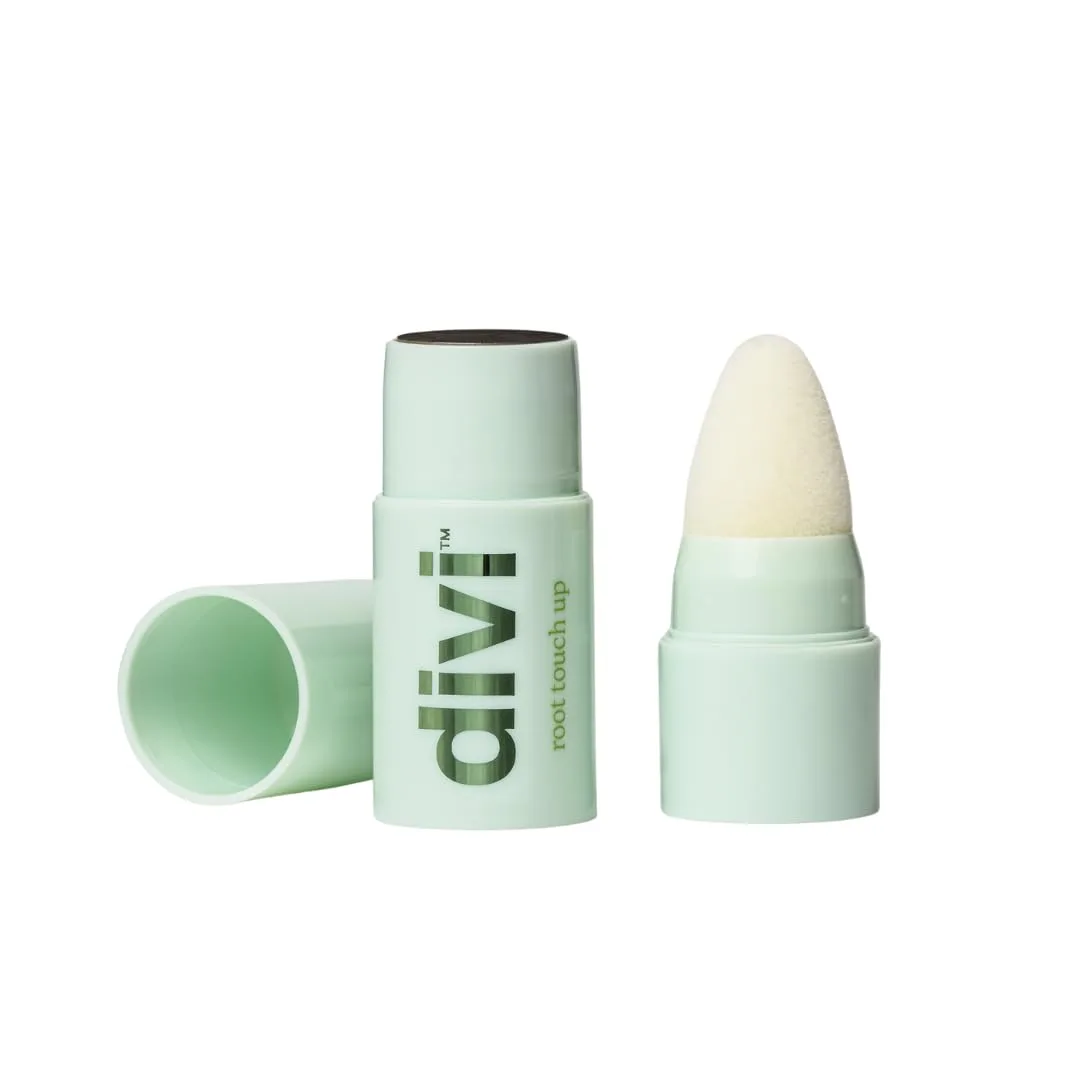 Пудра для корней волос Divi Root Touch-Up Powder - маскирующая пудра для скрытия залысин и визуального уменьшения поредения волос, устойчивая к поту и воде, 2 г, Black — фото 3