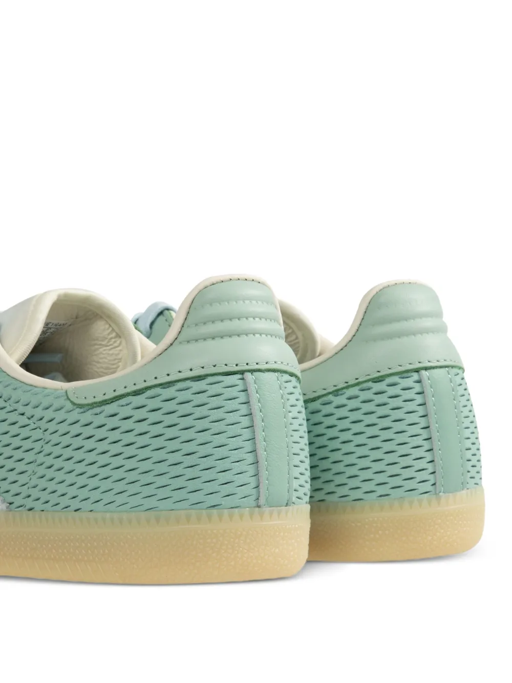 Кроссовки Samba с сетчатыми вставками Adidas, зеленый — фото 3