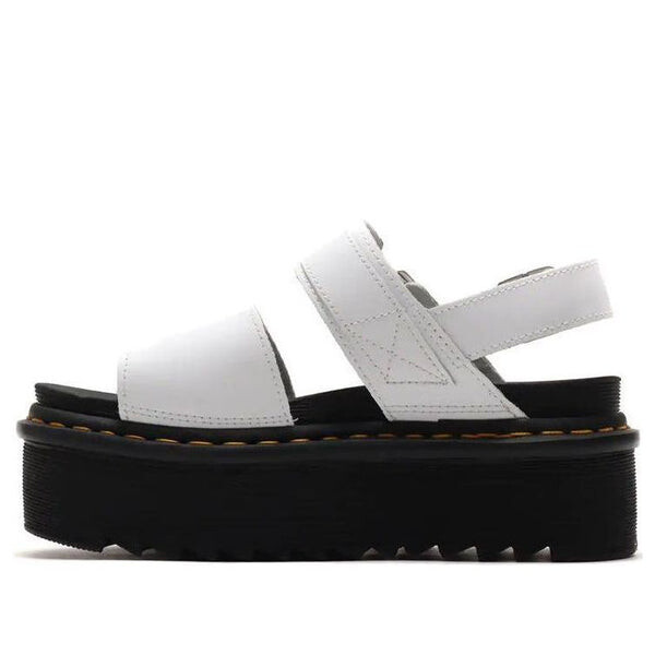 Сандалии voss leather thick bottom sandals white Dr. Martens, белый