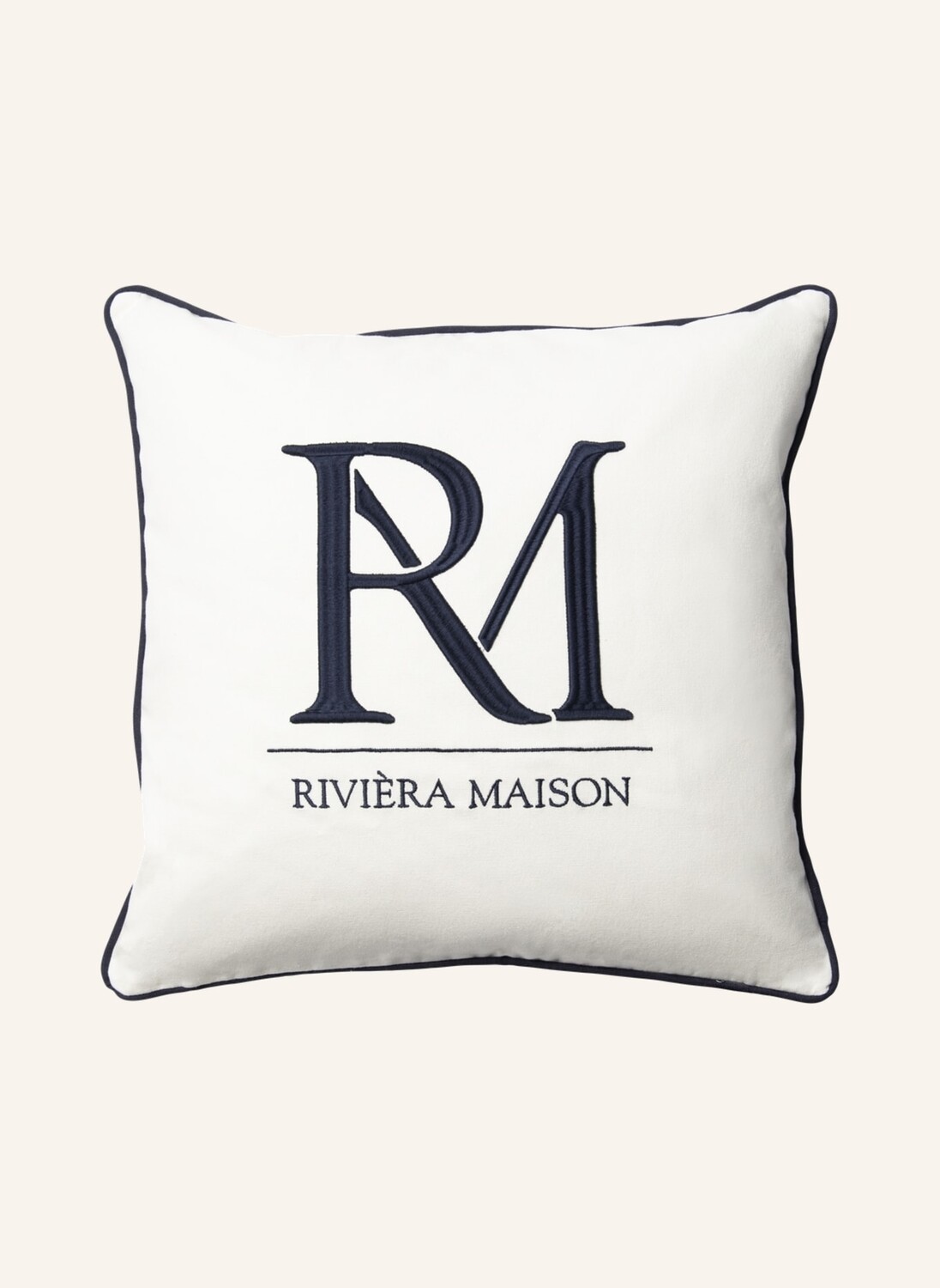 

Декоративная подушка Riviera Maison MONOGRAM, синий