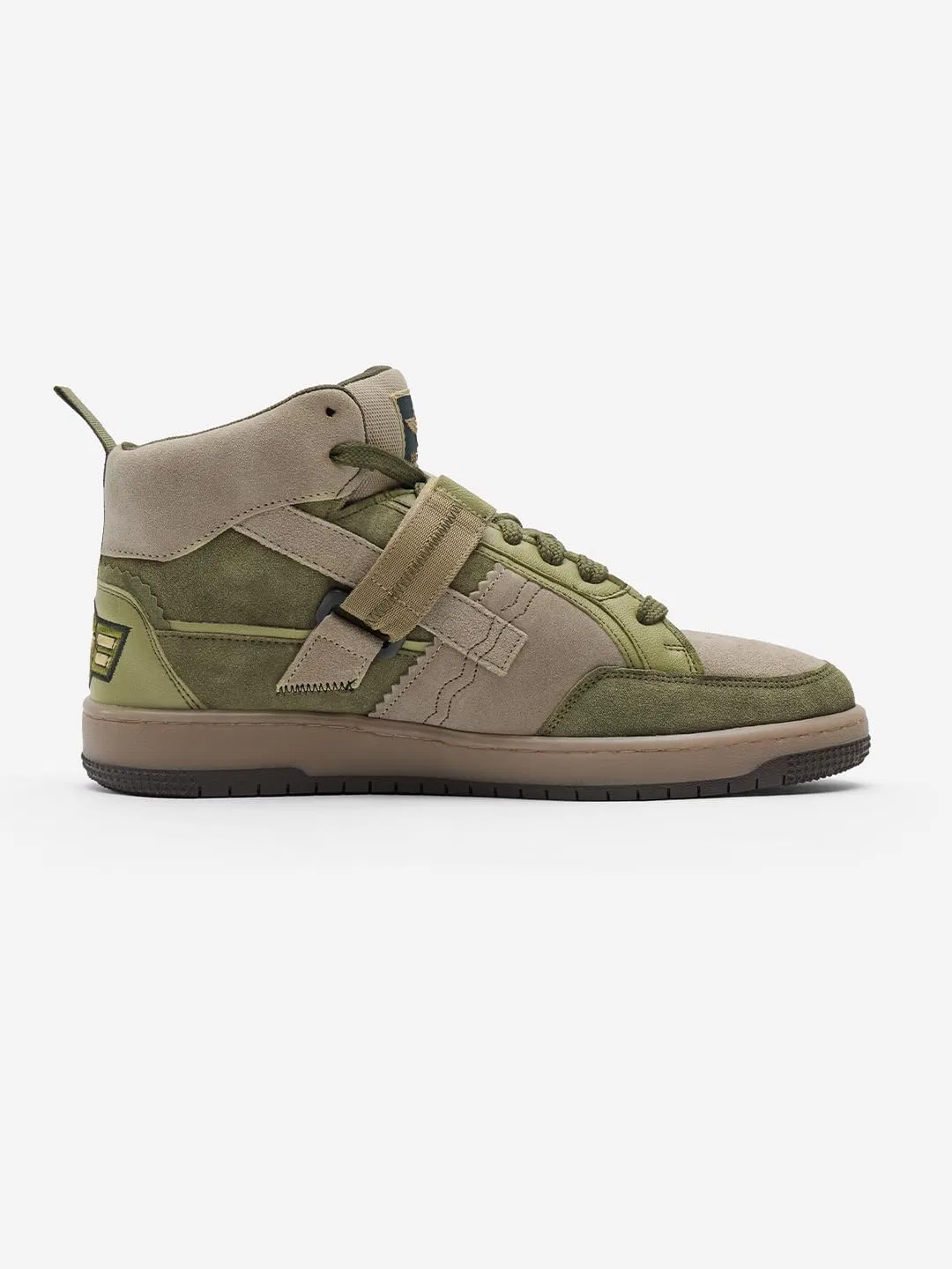 The Souled Store Offizielles Top Gun: высокие кроссовки Maverick Kicks Herren und Jungen Schnürschuhe, Grün — фото 4