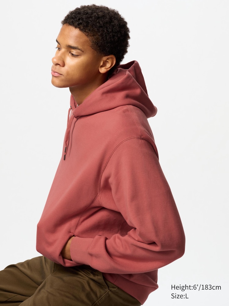 

Толстовка с капюшоном sweat Uniqlo, цвет 13 красный