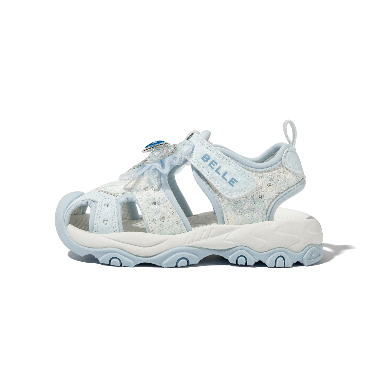

Детские сандалии Low top с противоскользящей подошвой, амортизацией, устойчивостью к ударам, износостойкие и дышащие BELLE, синий