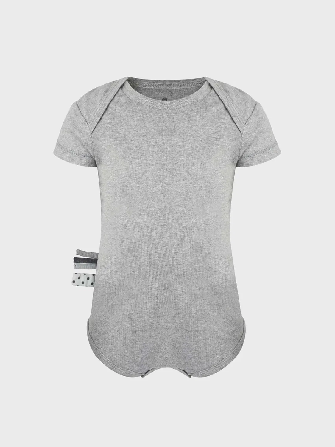 Комбинезон/боди 'OrganicEra Organic Baby S/S Bodysuit' Organicera, Grey
