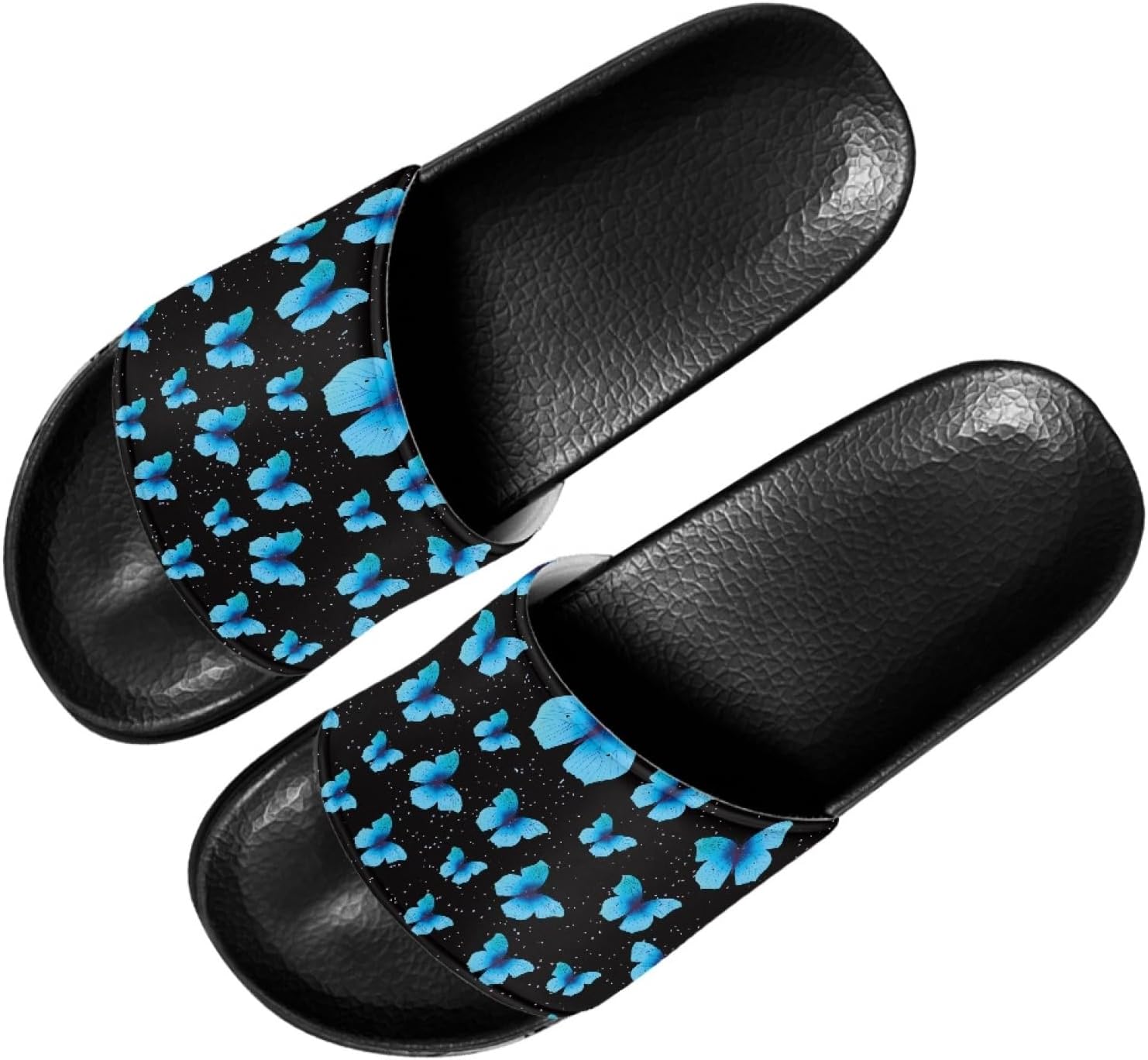 

Мужские и женские слайд-сандалии Forchrinse с ямайским флагом, для дома и улицы, легкие мягкие шлепанцы для душа, голубой