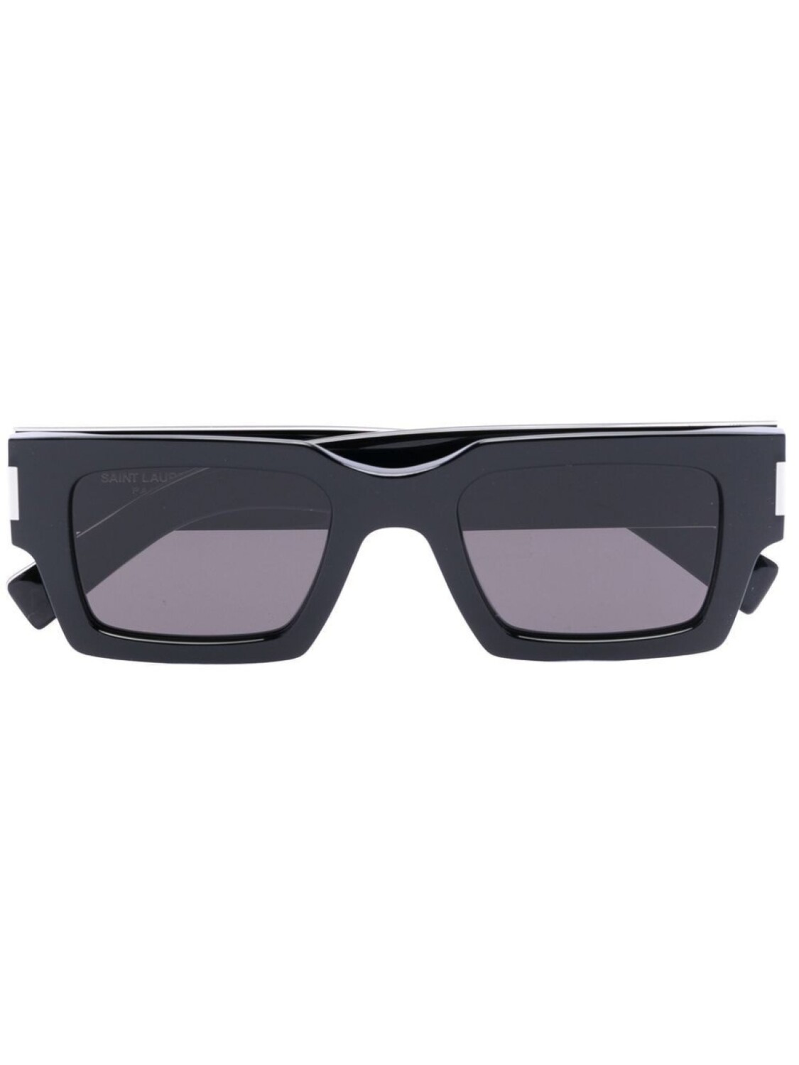 

Saint Laurent Eyewear солнцезащитные очки в квадратной оправе, черный