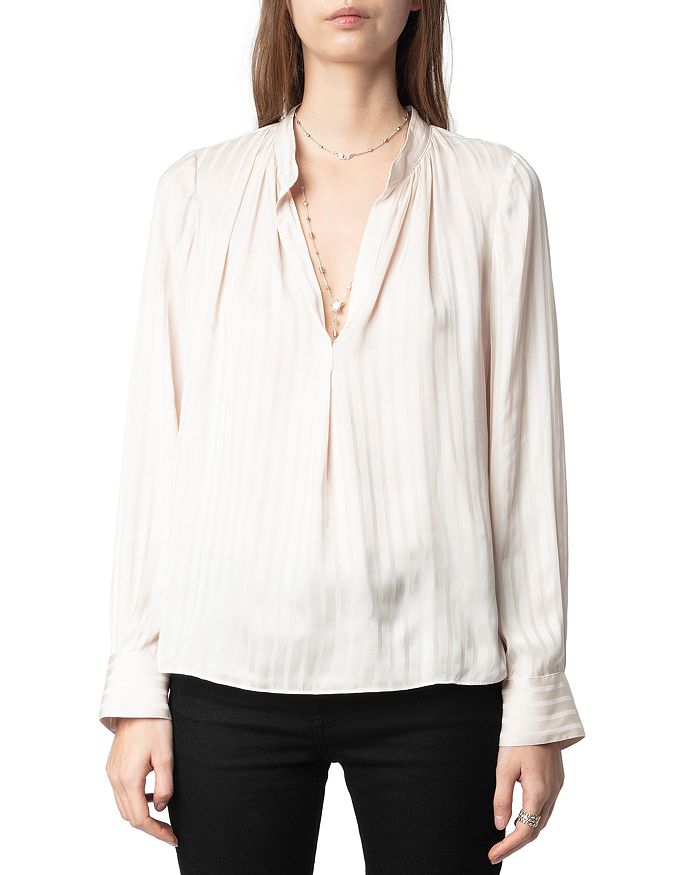 

Блузка из сатина Tink Zadig & Voltaire, розовый