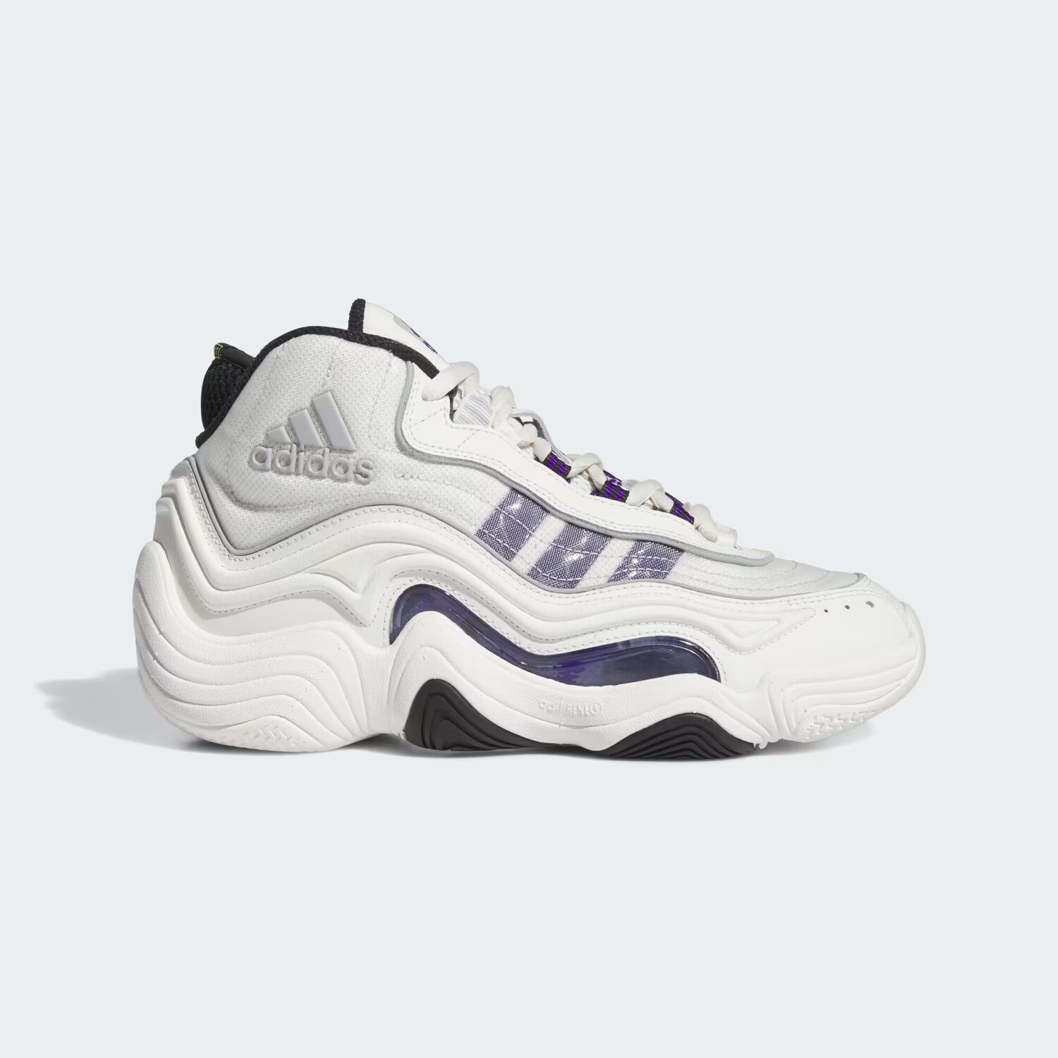 

Сумасшедшие 98 Туфли Adidas, цвет Core White/Collegiate Purple/Crystal White