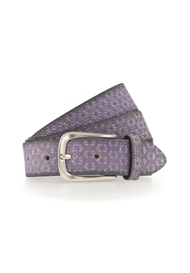 

Кожаный ремень B.Belt, серебряный