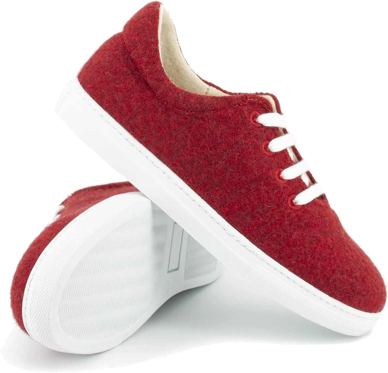 Кроссовки Gottstein Wool Walker 101 из 100% натуральной шерсти для мужчин и женщин | Шерстяные кроссовки, красный
