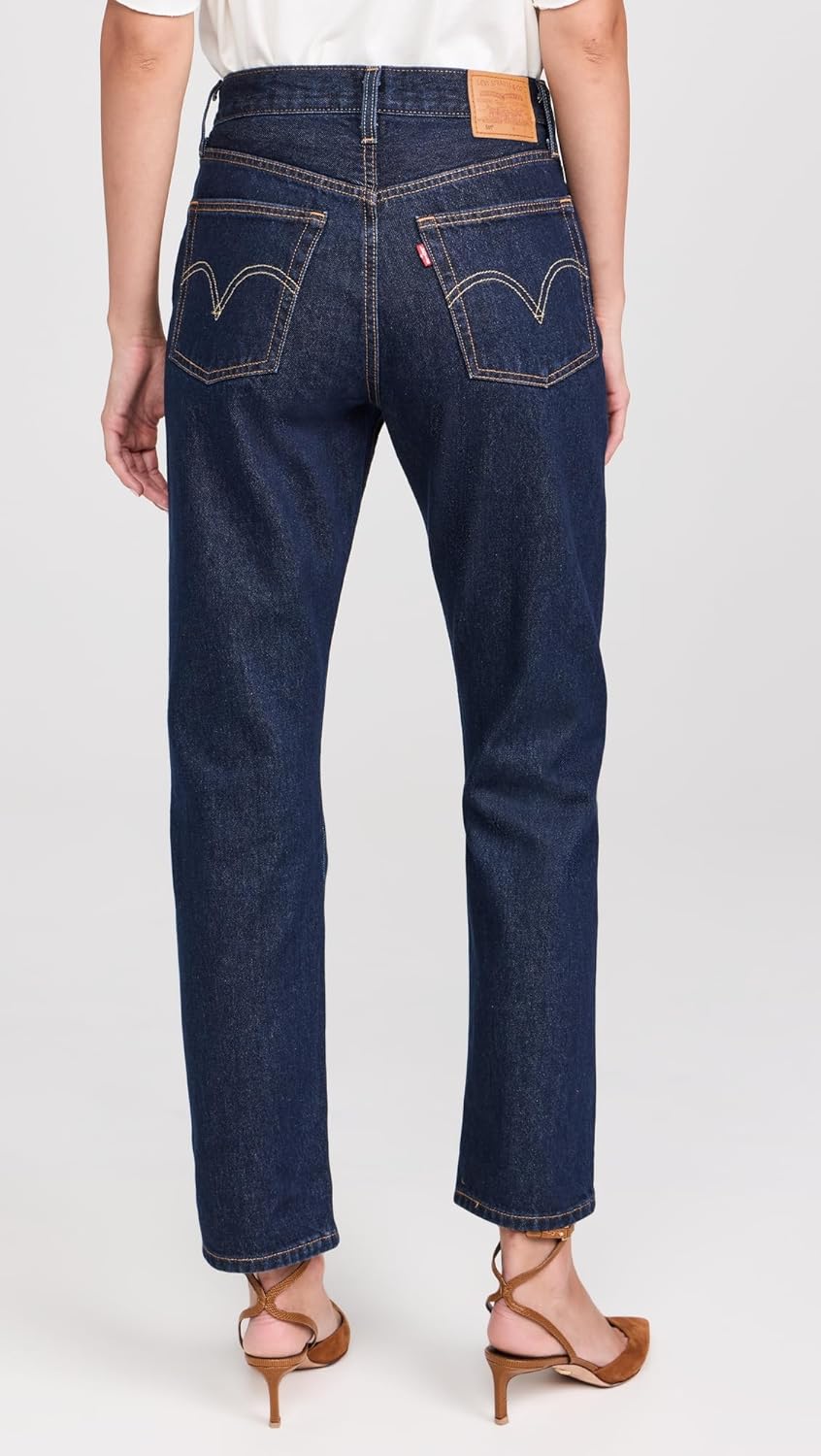 Женские джинсы Levi's Premium 501 Original Fit, Deep Breath - Dark Indigo — фото 3