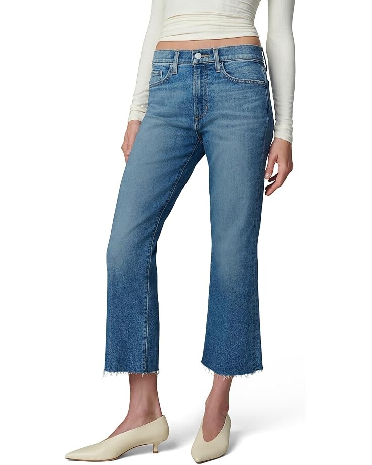 

Джинсы Joe's Jeans The Callie Cropped Bootcut With Raw Hem, цвет Carpe Diem