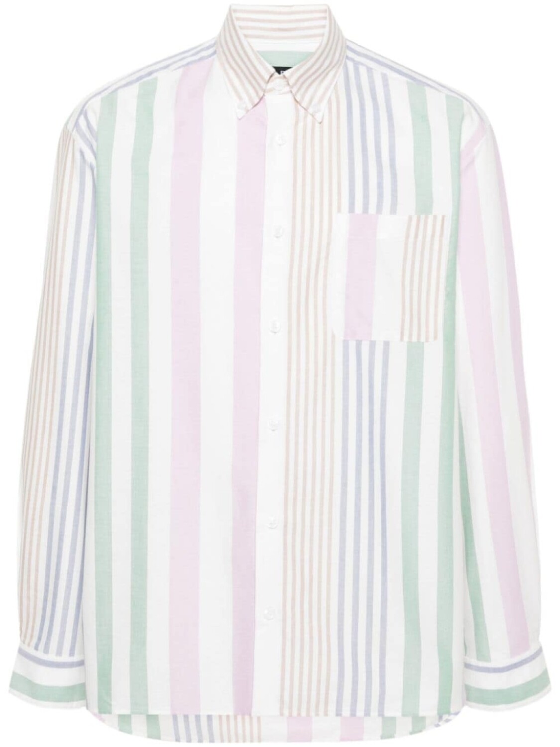 

A.P.C. рубашка Sela в полоску, белый