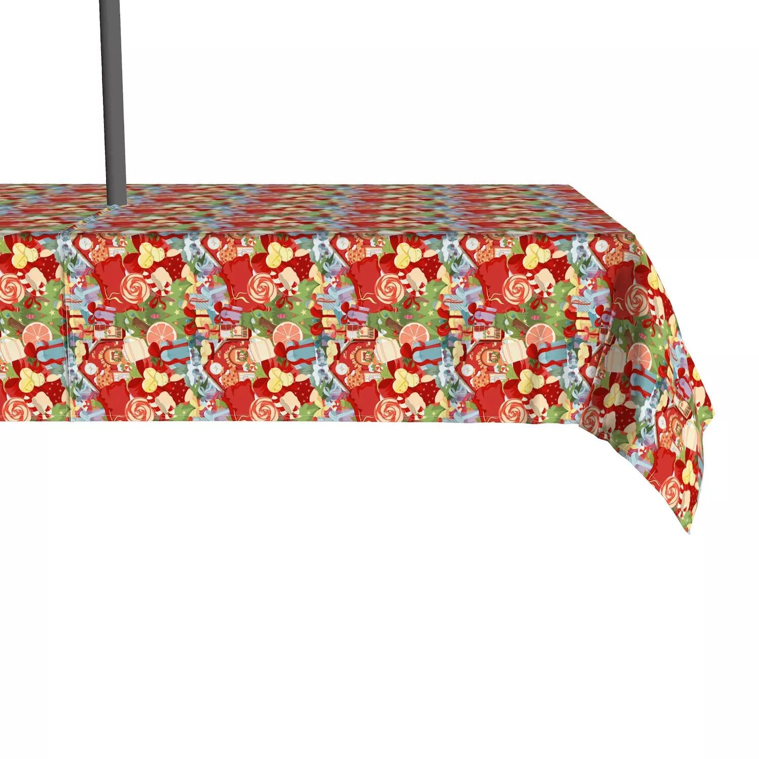 

Водоотталкивающий материал, для улицы, 100 % полиэстер, 60x84 дюйма, Merry Christmas Wonderland