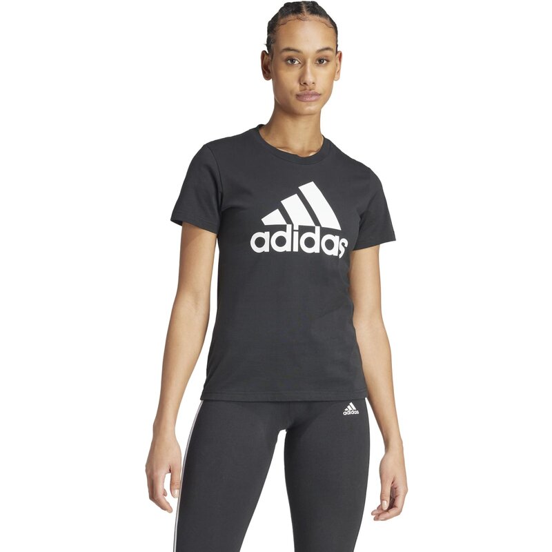 Футболка, футболка, логотип Essentials Adidas, мультиколор — фото 3