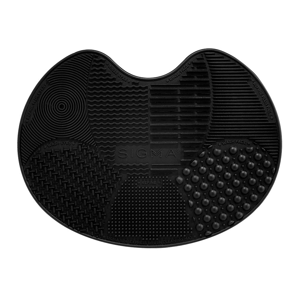 

Коврик для чистки кистей - черный spa express brush cleaning mat - black Sigma, количество 1 шт.