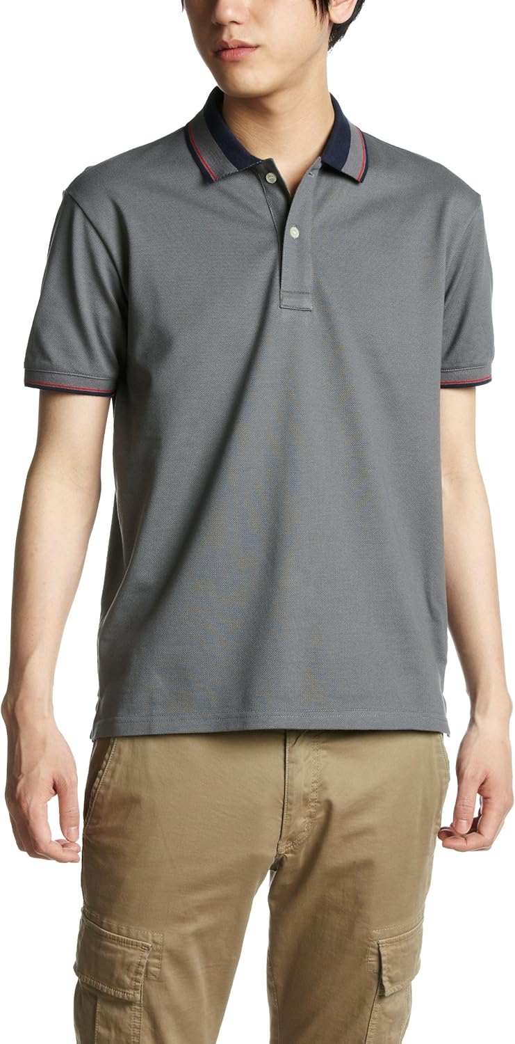 

Поло Urban Research UR 40/2 Pique Line, светло-серый