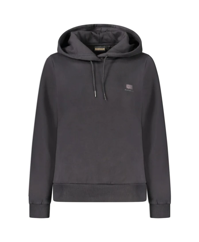 

Черный хлопковый женский свитер Napapijri, черный