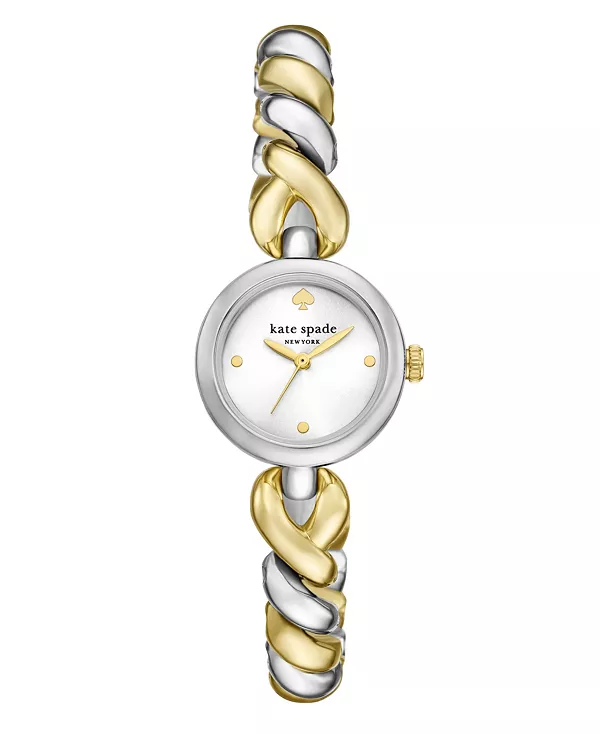

Женские часы Monroe с тремя стрелками, двухцветные, из нержавеющей стали, 24 мм Kate Spade New York, two-tone