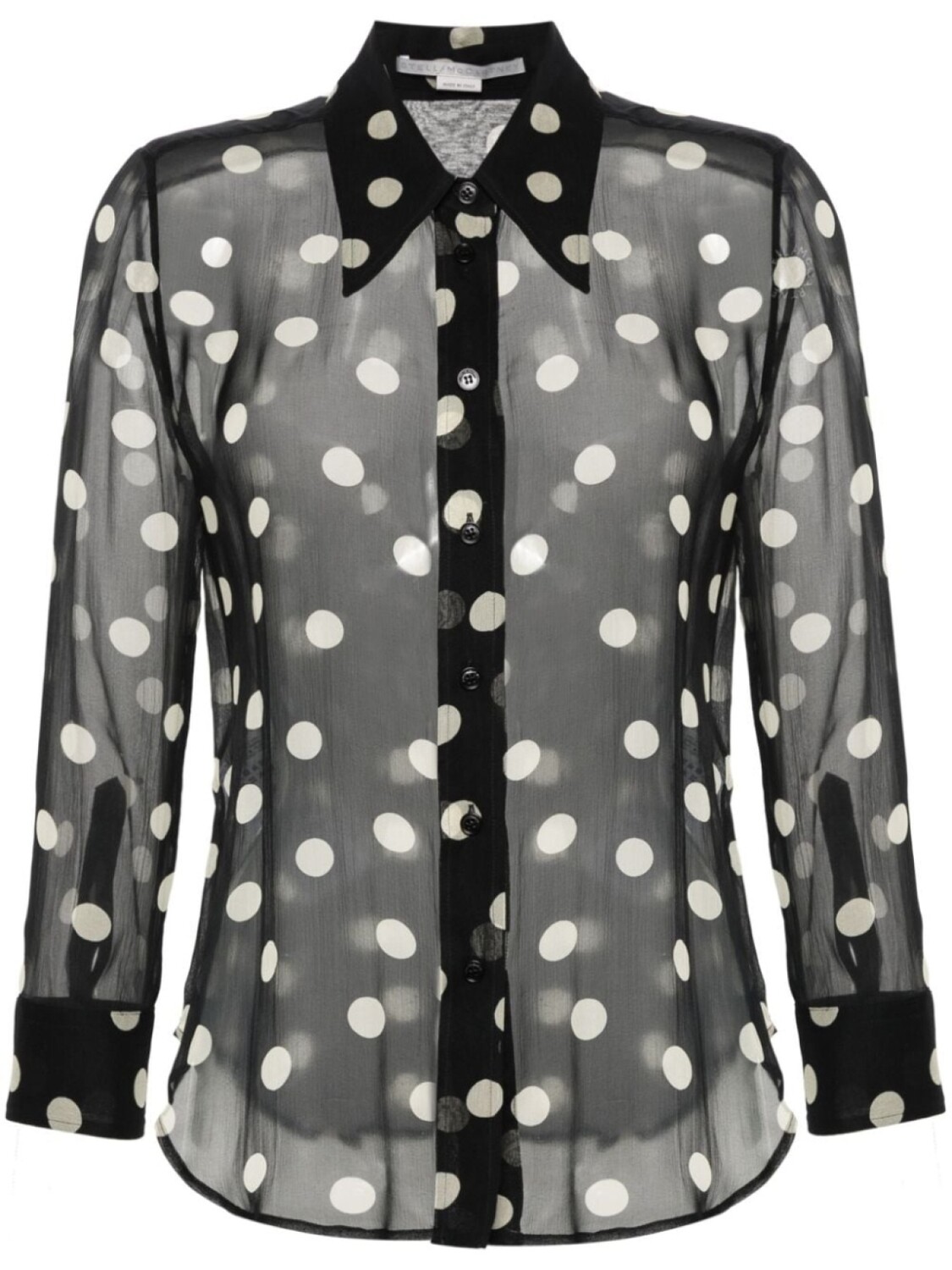 

Stella McCartney рубашка в горох, черный