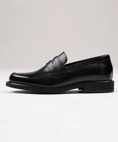 Мужские лоферы BRENOWELT Luca Black Penny Loafers 918